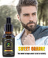 XIKEZAN 5 Pack Beard Oil Set with Sandalwood, Orange, Vanilla, Cedarwood, Christmas Stocking Stuffers for Men