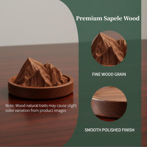 Nythriel Passive Essential Oil Diffuser Wood Petal-Like, Small Portable Aromatherapy Diffuser Layered, Mini No-Electric