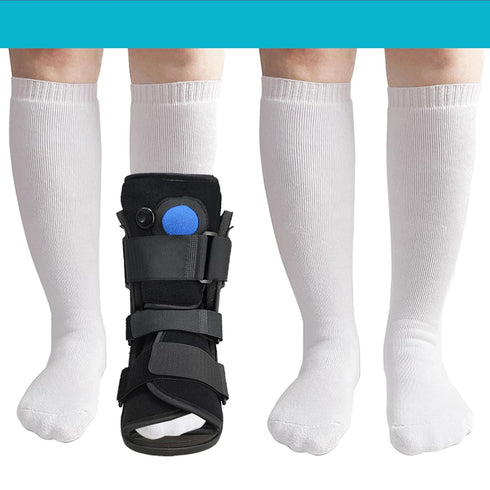 Lixinsunbu Replacement Sock Liner for Orthopedic Walking Boot Socks Walking Boots Cover Under Cam Walkers Tube Cast