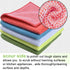 SINLAND 5 Color Assorted Microfiber Dish Cloth Towels, 12"x12", Best Kitchen Cleaning Cloths, 5 Pack