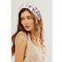 Summer Watermelon Headbands for Women, Tropical Fruit Rhinestone Crystal Wide Top Knot Hair Accessories (Fruit B-White)