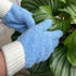 MIG4U Microfiber Dusting Gloves, Reusable Lint-Free House Cleaning Glove for Blinds, Windows, Furniture, 1 Pair S/M