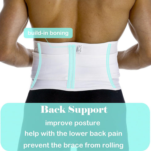 Hernia Belts for Men, Abdominal Support Surgical Belly Binder Stomach Wrap Band After Surgery