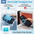 Pack Hilph Ankle Heel Ice Wrap for Plantar Fasciitis with Massage Ball, FSA Eligible Thickened Gel Cold Therapy Sleeve