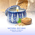 Set 4 Pack 8% 120H Scented Candles Gift for Women - Aromatherapy Candles with Essential Oils, Burn Time, Stress Relief