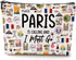 Paris Makeup Bag, Cosmetic Bag for Women, Travel Souvenir Gift for Paris Lovers, Friendship Gifts for Sister, Daughter