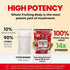 Organic Mushroom Powder Extract - Superfood 10 Supplement, 100% Pure USDA Immunity Booster, 60 Grams