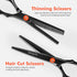 TASALON Hair Cutting Scissors Kit, All-in-1 Set with Professional Hair Shears, Thinning Scissor, Comb, Leather Bag