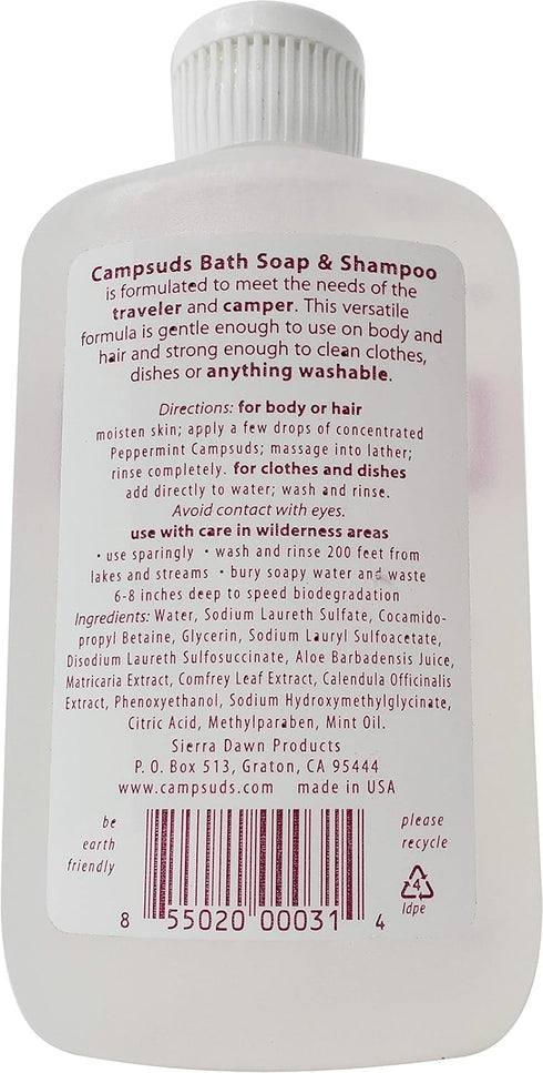 Peppermint Campsuds All-Purpose Cleaner - Essential Oil Infused