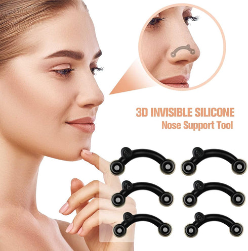 Maitys Nose Up Lifting Shaper Clip, 2 Sets Silicone Beauty Tools for Invisible Face Slimming