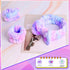 WSYUB Spa Headband and Matching Wrist Bands, Fuzzy Skincare Bow Headbands for Face Washing
