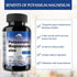 Potassium Magnesium Supplement 1000mg - Supports Vascular, Bone, Heart, Muscle & Nerve Health - 120 Capsules