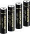 JESSPOW 10440 Rechargeable Battery, 3.7V 350mAh Li-ion Batteries for LED Flashlight Torch, 4 Pack