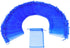 50Pcs Organza Bags - 4x6 Inches - Royal Blue Sheer Drawstring Baby Shower Favor Bags - Wedding Candy Gift Pouches