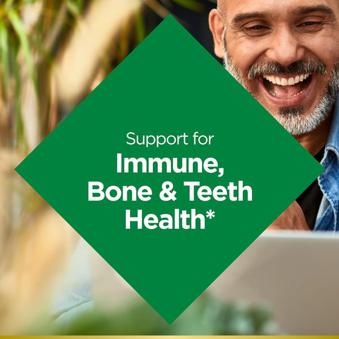 Nature's Bounty High Potency Vitamin D3 5000 IU | 60 Gummies | Immune Support, Strawberry Flavor