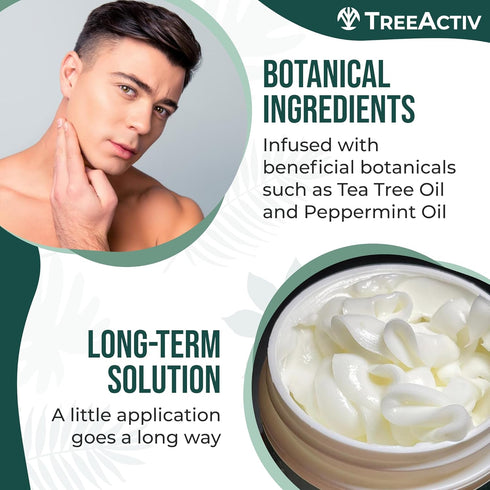 TreeActiv Acne Eliminating Face Cream - Best Natural Extra Strength Fast Acting Treatment for Clearing Facial Acne -