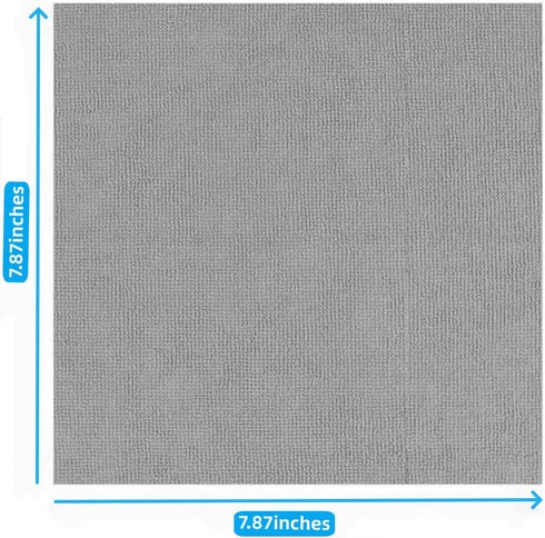 Kelvora 20Pcs Microfiber Cleaning Cloths, Ultra Absorbent, Lint Free, Streak Free, Non-Abrasive, Reusable Washable Rags