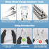 Modacraft 8 PCS Podiatrist Toenail Clippers, Professional Heavy Duty Ingrown & Thick Nail Clippers Kit