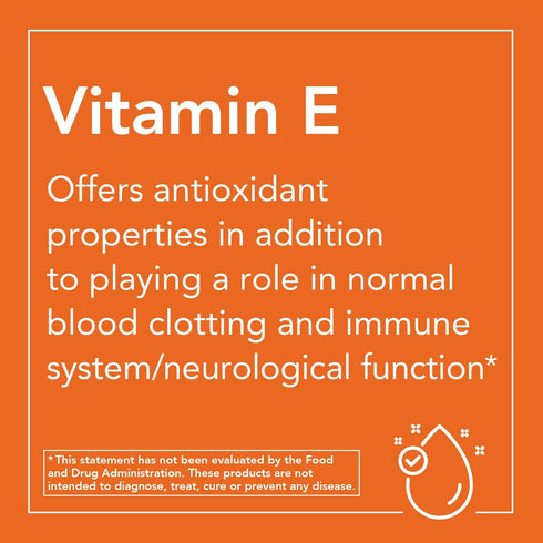 NOW Supplements Vitamin E-400 IU - 100 Count for Antioxidant Protection