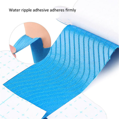 Xemz 12 Precut Kinesiology Tape for Achilles Tendon, Pcs Elastic Athletic Tape Leg Support Muscle Tape Patches