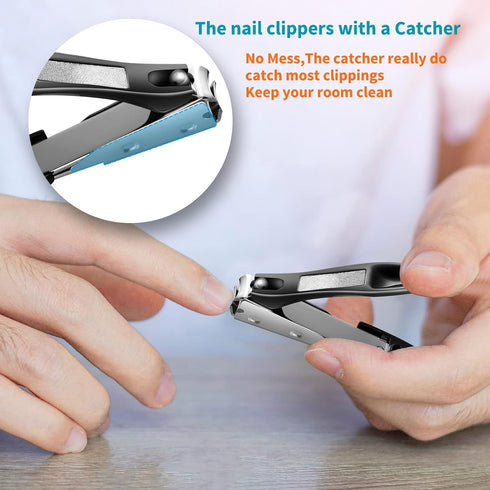 SZQHT Podiatrist Toenail Clippers Set, Professional Heavy-Duty Nail Clippers for Thick & Ingrown Nails