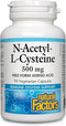 Natural Factors N-Acetyl-L-Cysteine 500 mg | 90 Capsules | Superior Antioxidant Support for Respiratory & Immune Systems
