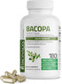 Bronson Bacopa (1200mg Equivalent from 8:1 Extract) Supports Healthy Brain Function, Non-GMO, 180 Vegetarian Capsules