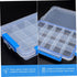 Portable Plastic Pill Organizer with Compartments Transparent Medicine Storage Case Durable and Safe for Weekly
