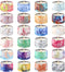 WPONSZU Scented Candles Gifts Set 24 Pack Soy Wax Travel Tin Jar Candles