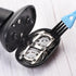 MECCANIXITY Shaver Brush Cleaning Tools, Blue Handle, Black Nylon Bristles, 8 Pack for Home and Office