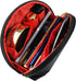Small Makeup Bag for Purse Portable Waterproof Cosmetic Bag Travel Makeup Pouch for Women (Nylon, Inner red)