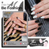 modelones Gel Nail Polish Set, 2 Pcs 15ml Pure Black and White Soak Off LED UV Gel Polish Kit for Women