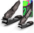 Nail Clippers Set for Men, 2 Pack Stainless Steel Mess Free Nail Clippers for Fingernail and Toenail
