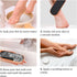 Pumice Stone Foot File, Wooden Pedicure Scrubber with Handle for Callus and Dead Skin Removal