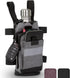 Vive Crutch Accessories Bag - Pouch for Crutches, Accessory Storage Carry Kit with Cup and Bottle Pocket Holder, Gray