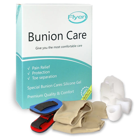 Flyen Bunion Corrector for Women and Men, Bunion Pain Relief Protector Sleeves Kit