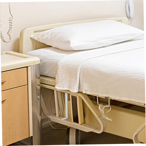 Happyyami Sturdy Aluminum Alloy Nursing Bed Guardrail Bracket Easy to Clean Fence Rack for Daily Use Compatible