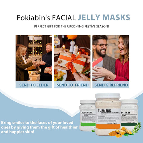 Jelly Mask for Facials, Professional Natural Gel Face Masks, Hydrating Rubber Mask, 23 Fl Oz Jar