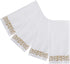 FOCUSLINE 100 Linen Feel Disposable Bathroom Napkins, Soft Absorbent Guest Towels for Parties, Weddings, Gold, 12" x 17"