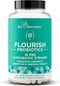 Flourish Probiotics + Prebiotics for Women, 14 Billion CFU, 30 Shelf-Stable Mini Vegan Capsules