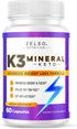 K3 Mineral Weight Loss Pills for Women and Men - K3 Salt Mineral, Vitamin Capsules - 30 Days Supply