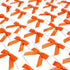 Bright Creations 100 Pack Orange Twist Tie Bows for Treat Bags - 3" Small Satin Ribbons for Craft Decoration and Gift
