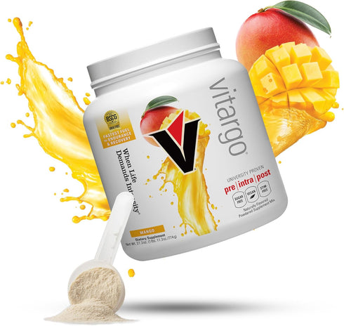 Vitargo Carbohydrate Powder | 1 LB Mango Pre Workout & Post Workout | Feed Muscle Glycogen 2X FASTER