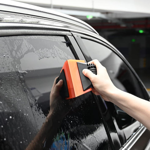 EHDIS 5-inch Rubber Window Tint Tool Squeegee, 2PCS Non-Slip Handy Tint Applicator for Window Cleaning