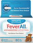 Infants Acetaminophen Suppositories - 6 Rectal Suppositories 80mg each (Pack of 2)