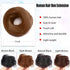Messy Bun Hair Pieces Human Hair with Elastic Band Scrunchies Stretchy Fluffy Chignon Ponytail Hair Extension Updos for Women Girls (6#, 1Pack Straight)