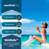Waterproof Adult Half Leg Cast & Bandage Protector, Reusable, Non-slip Sole, Made in USA