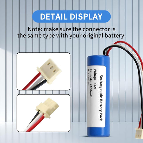 ZTHY 300-10342 Battery Replacement for Honeywell PROSIXC2W 3.6V 2480mAh Converter Panel
