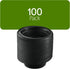 PLASTICPRO 100 PCS Black Plastic Bowls, Lightweight 5 oz Disposable Soup Bowls for Party and Wedding Use