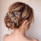 Unicra Bride Wedding Crystal Hair Pins, Flower Bridal Hair Pieces, Wedding Accessories for Women, Pack of 3